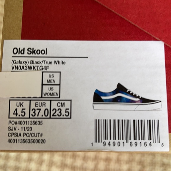 Vans Old Skool Galaxy Black/True White WMNS - Picture 16 of 16